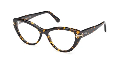 Pucci Emilio  Ep5256 Women's Glasses, Tortoiseshell, Size 54 In Brown
