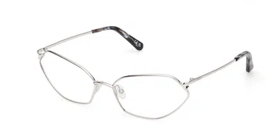 Pucci Emilio  Ep5258 016 Women's Glasses Silver Size 60 - Free Lenses - Blue Light Block Available In Shiny Palladium Silver