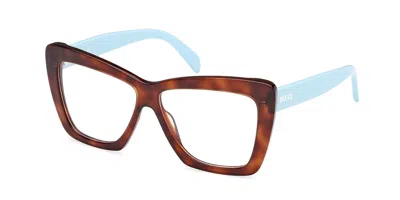 Pucci Emilio  Ep5260 Women's Glasses, Tortoiseshell, Size 56 In Brown