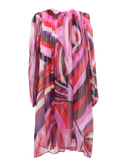 Pucci Emilio  梭织连衣裙 In Pink