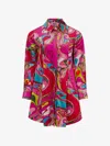 Pucci Emilio  Junior Printed Dress In Pink