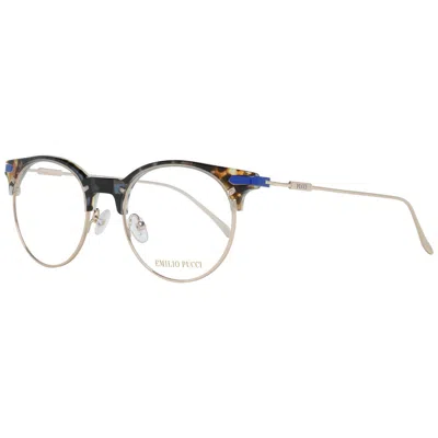 Pucci Emilio  Gold Metal Glasses Women's (frames) In Transparent