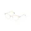 Pucci Gray Metal Frames In Gold