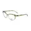 Pucci Green Plastic Frames In Green