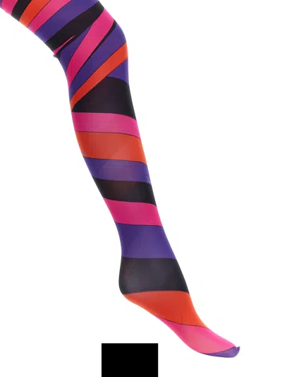 Pucci Emilio  'iride' Tights 50 Den In Multi