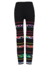 Pucci Jacquard Patterned Leggings In Black