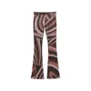 Pucci Printed Stretch-jersey Flared Pants In Multi