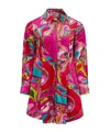 Pucci Emilio  Junior Printed Dress In Silver