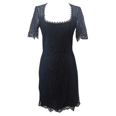 Pre-owned Pucci Emilio  Lace Dress Size 40 In Black