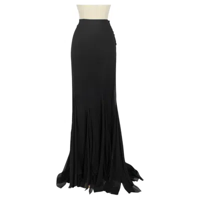 Pre-owned Pucci Emilio  Long Skirt In Black