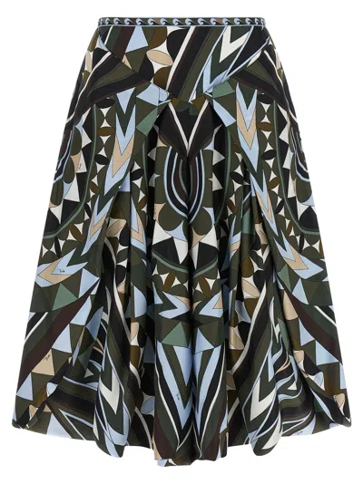 Pucci Emilio  "manuba" Casual Pants In Green