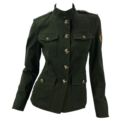 Pre-owned Pucci Emilio  Military Green Jacket Blazer Size 40