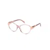 Pucci Multicolor Acetate Frames In Gold