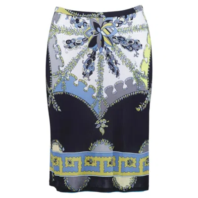 Pre-owned Pucci Emilio  Multicolor Medium Waist Skirt - '00s In Black