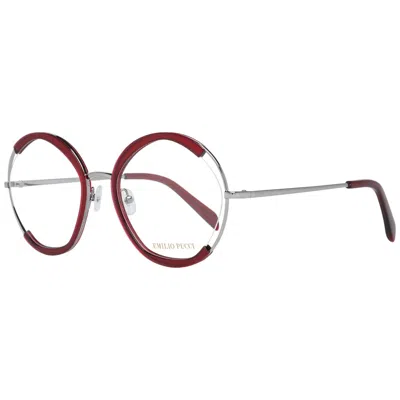 Pucci Emilio  Multicolor Metal & Plastic Glasses Women's (frames) In Brown