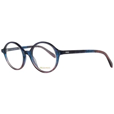 Pucci Emilio  Multicolor Plastic Glasses Women's (frames) In Gray