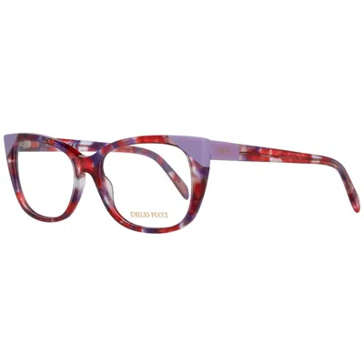 Pucci Emilio  Multicolor Plastic Glasses Women's (frames) In Red