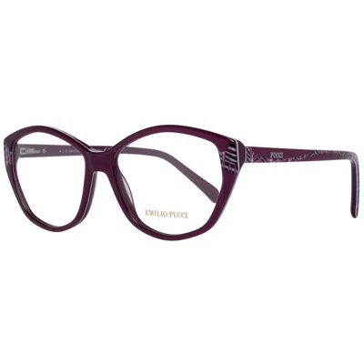 Pucci Emilio  Multicolor Plastic Glasses Women's (frames) In Purple