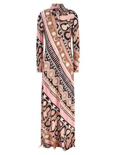 Pucci Emilio  Multicolor Viscose Long Women's Dress
