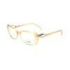 Pucci Orange Plastic Frames In Yellow