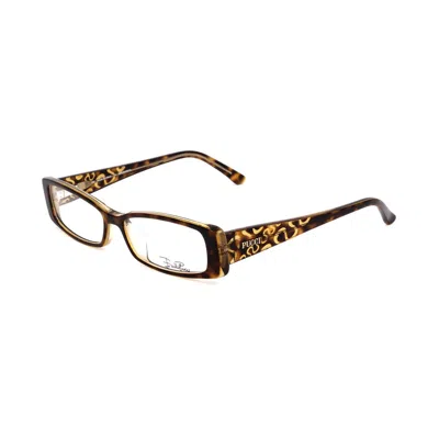 PUCCI EMILIO PUCCI ORANGE PLASTIC GLASSES WOMEN'S (FRAMES)