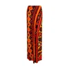 Pucci Printed Tulle Maxi Skirt In Orange