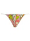 Pucci Emilio  "orchidee" Bikini Briefs In Multi