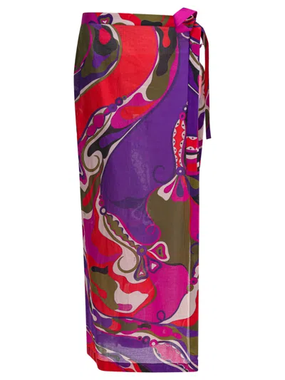 PUCCI EMILIO PUCCI "ORCHIDEE" PAREO