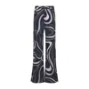 Pucci Flared Trousers With Pockets And Loops In Gray