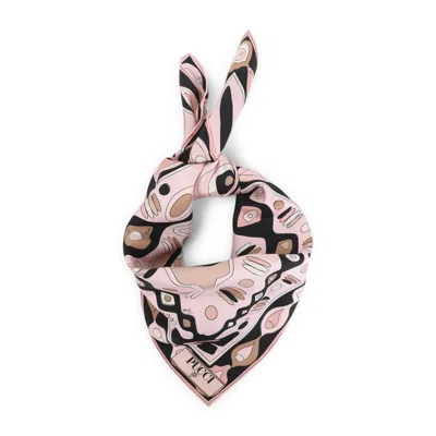 Pucci Emilio  Pink 90x90 Silk Foulard