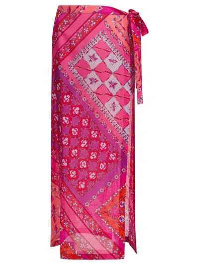 PUCCI EMILIO PUCCI PINK COTONE SKIRT