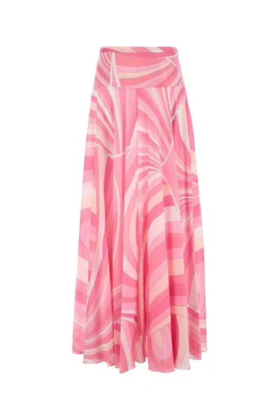 Pucci Emilio  Pink Cotton Skirts