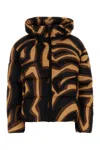 Pucci Printed Nylon Down Jacket In Black