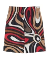 Pucci Emilio  Printed Poplin Shorts In Black