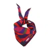 Pucci Geometric-pattern Silk Scarf In Red
