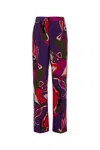 Pucci Emilio  Printed Silk Pant In Multi
