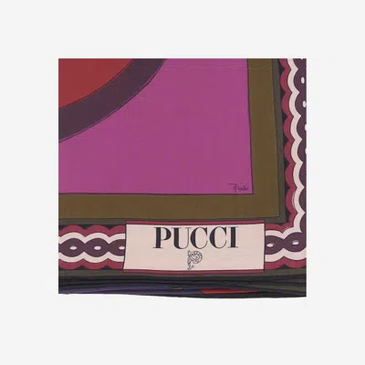 Pucci Emilio  Printed Silk Scarf In Multicolor