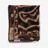 Pucci Emilio  Printed Silk Scarf In Brown