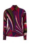 Pucci Emilio  Printed Silk Shirt In Multi