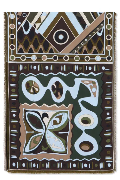 Pucci Emilio  Printed Silk Stole In White