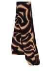 Pucci Geometric-pattern Silk Scarf In Brown