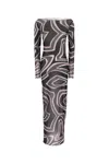 Pucci Printed Tulle Dress In Multi