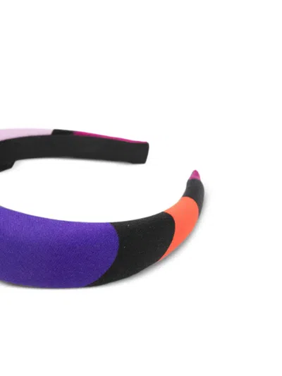 Pucci Emilio   Print Headband In 100% Viscose In Fucsia