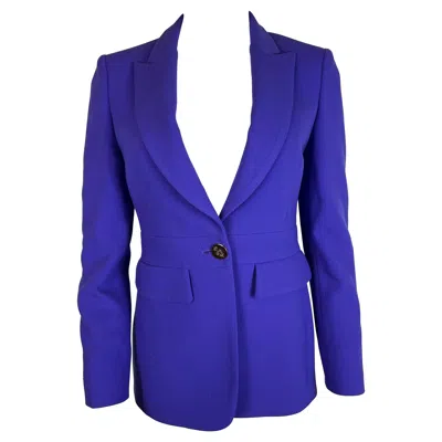 Pre-owned Pucci Emilio  Purple Blazer Jacket, Size 8