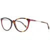 Pucci Red Women Optical Frames In Brown