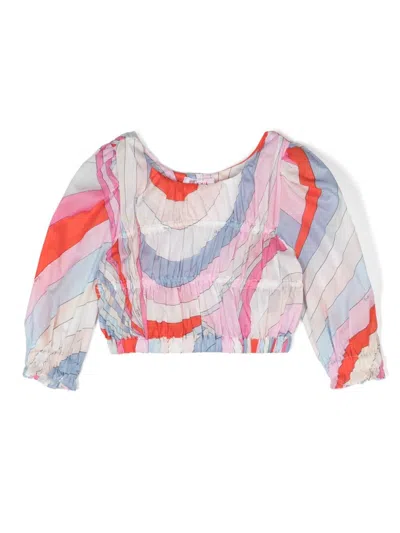 Pucci Kids' Emilio  Shirts Multicolour