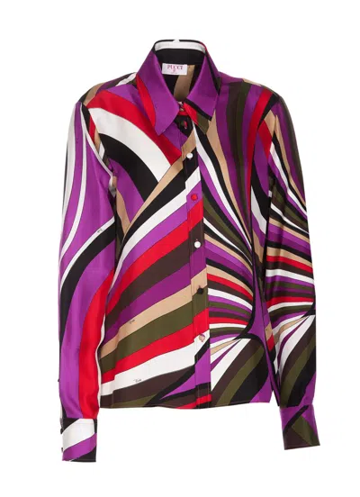 Pucci Emilio  Shirts In Multicolour