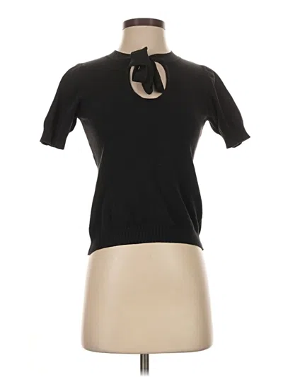 Pre-owned Pucci Emilio  Short Sleeve Turtleneck In Black