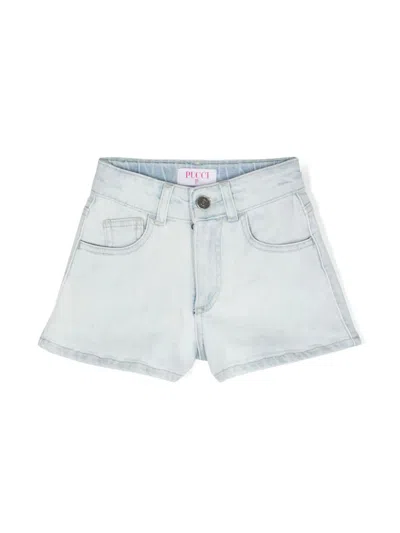 Pucci Kids' Emilio  Shorts Blue