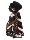 Pucci Mixed Print Silk Scarf In Multi